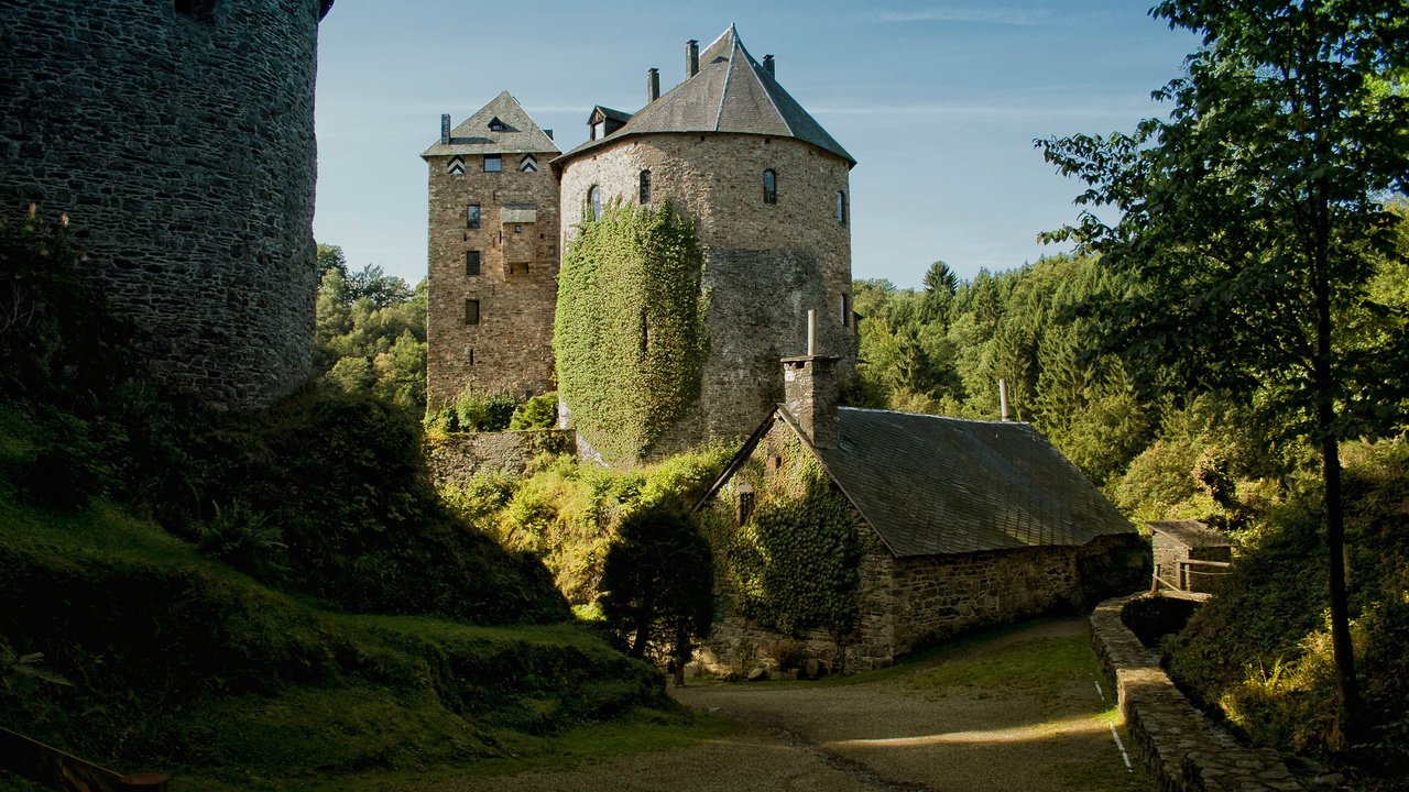 Обои природа, замок, бельгия, nature, castle, belgium разрешение 1920x1200 Загрузить