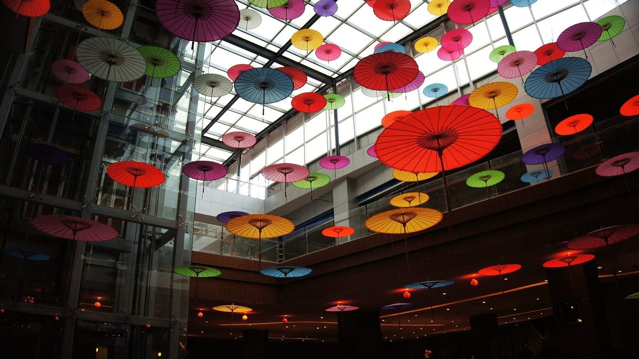 Обои лифт, интерьер, зонты, зонтики, японские зонтики, японский зонтик, lift, interior, umbrellas, japanese umbrellas разрешение 2000x1329 Загрузить