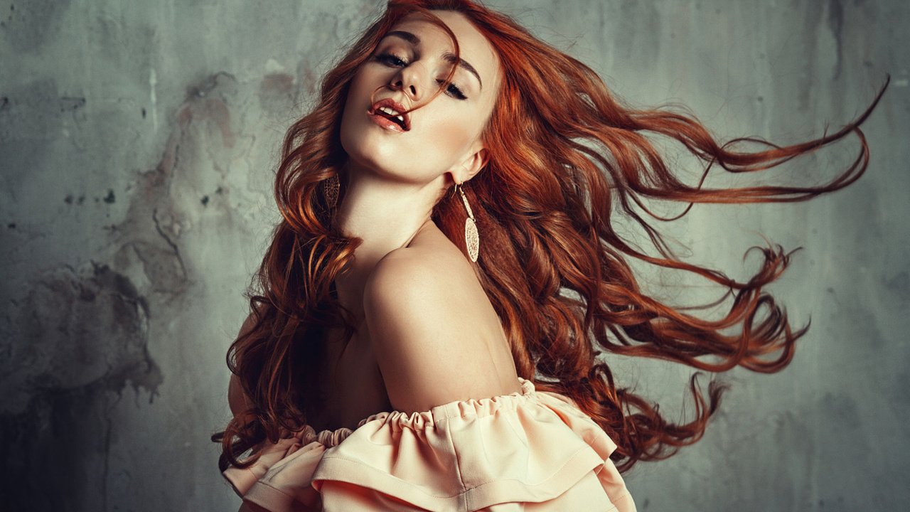 Обои девушка, рыжая, модель, волосы, nadya, liliya nazarova, girl, red, model, hair разрешение 1920x1080 Загрузить