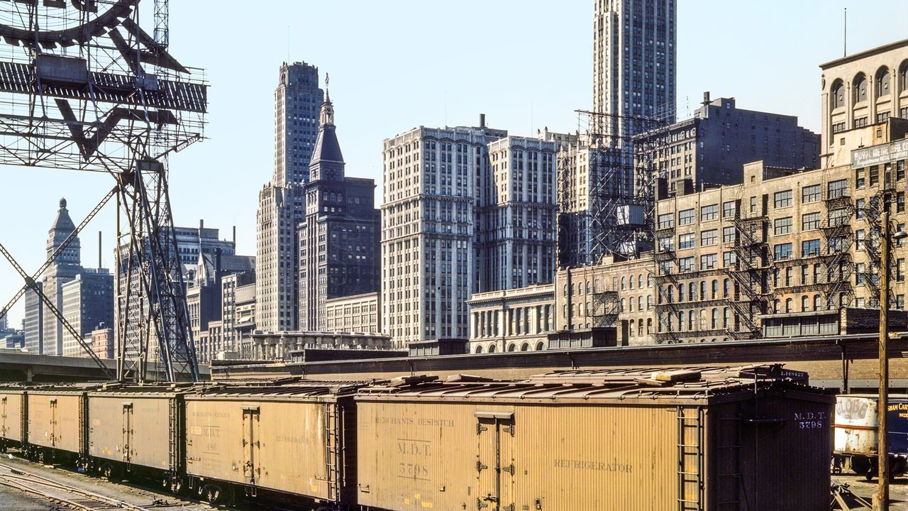 Обои сша, иллинойс, чикаго, van buren street station, illinois central railroad, usa, il, chicago разрешение 2200x1643 Загрузить