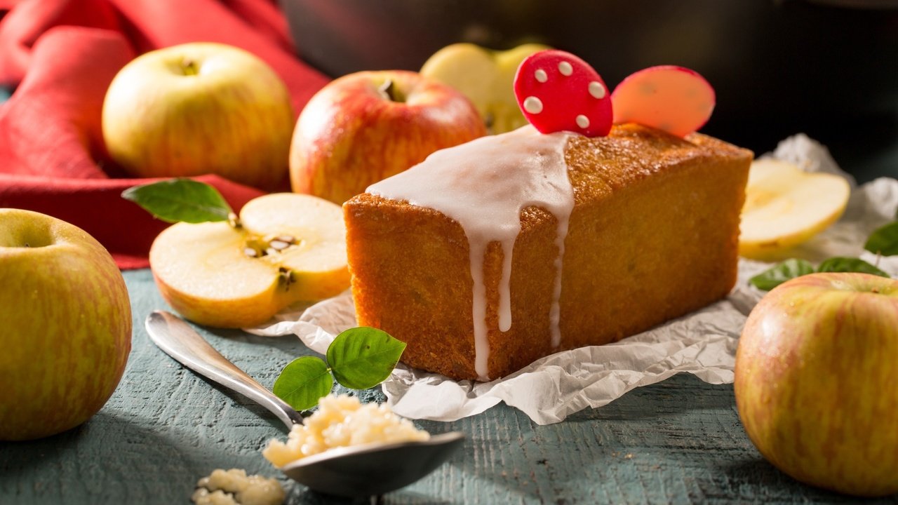 Обои яблоки, выпечка, кекс, apples, cakes, cupcake разрешение 3000x1970 Загрузить