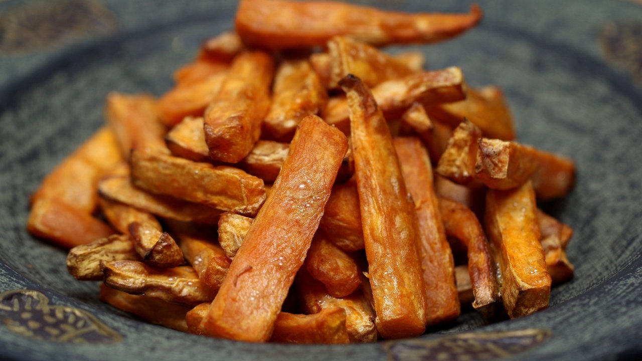 Обои картофель, сладкий, картофель фри, жареная картошка, potatoes, sweet, french fries, fried potatoes разрешение 5184x3456 Загрузить
