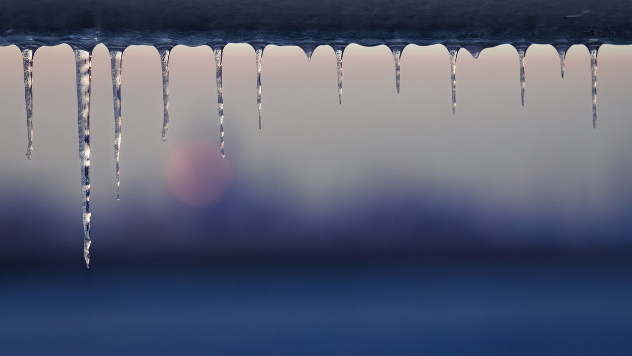 Обои макро, лёд, сосульки, macro, ice, icicles разрешение 3840x2400 Загрузить