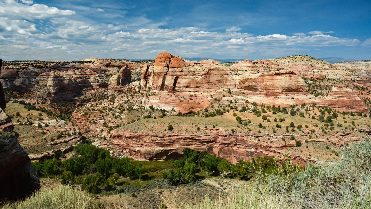 Обои скалы, пейзаж, пустыня, каньон, юта, scgerding, rocks, landscape, desert, canyon, utah разрешение 3840x2400 Загрузить