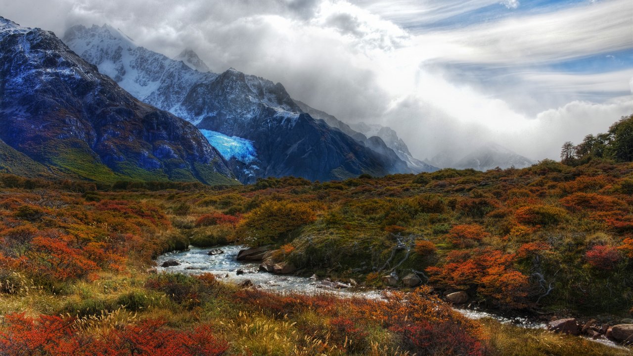 Обои река, горы, природа, лес, осень, аргентина, патагония, river, mountains, nature, forest, autumn, argentina, patagonia разрешение 3840x2400 Загрузить