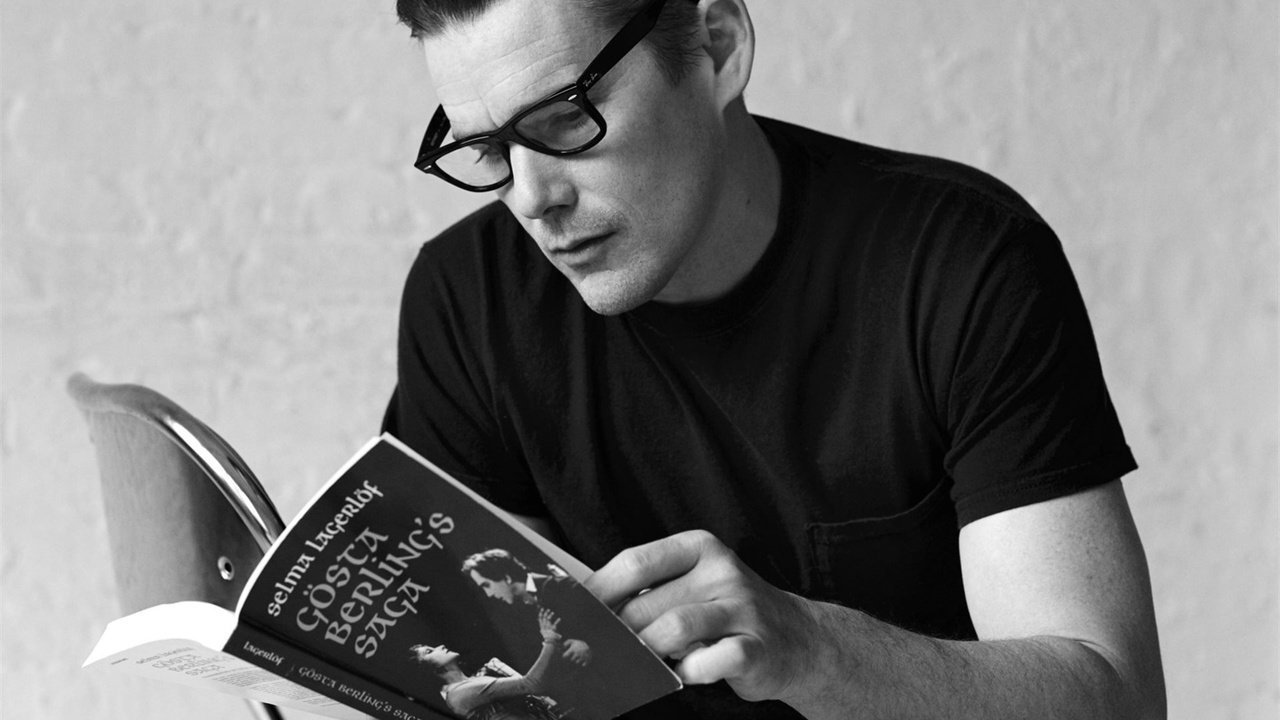 Обои очки, чёрно-белое, актёр, книга, итан хоук, glasses, black and white, actor, book, ethan hawke разрешение 1920x1440 Загрузить