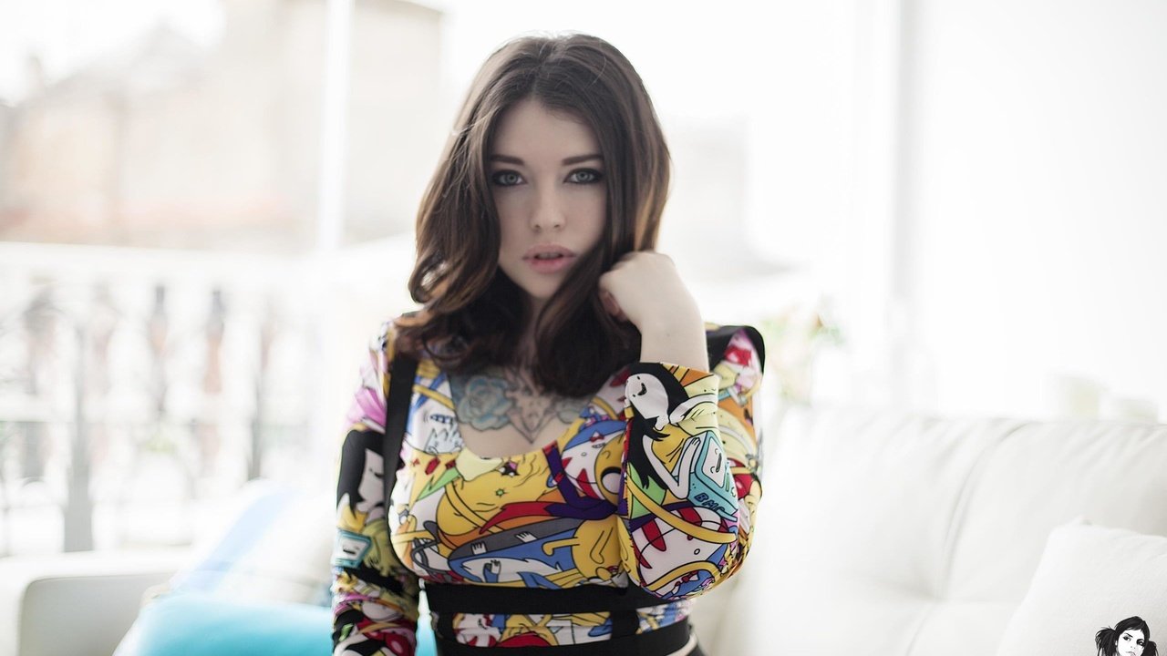 Обои девушка, взгляд, волосы, лицо, suicide girls, voly suicide, girl, look, hair, face разрешение 2560x1600 Загрузить