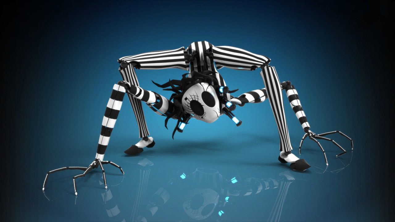 Обои фон, кукла, существо, робот-паук, background, doll, being, robot spider разрешение 1920x1080 Загрузить