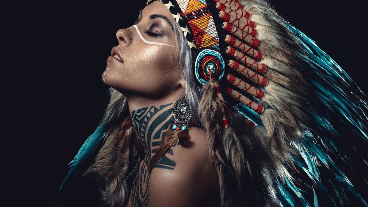 Обои тату, женщина, перышки, косплей, american aborigine, tattoo, woman, feathers, cosplay разрешение 2000x1335 Загрузить