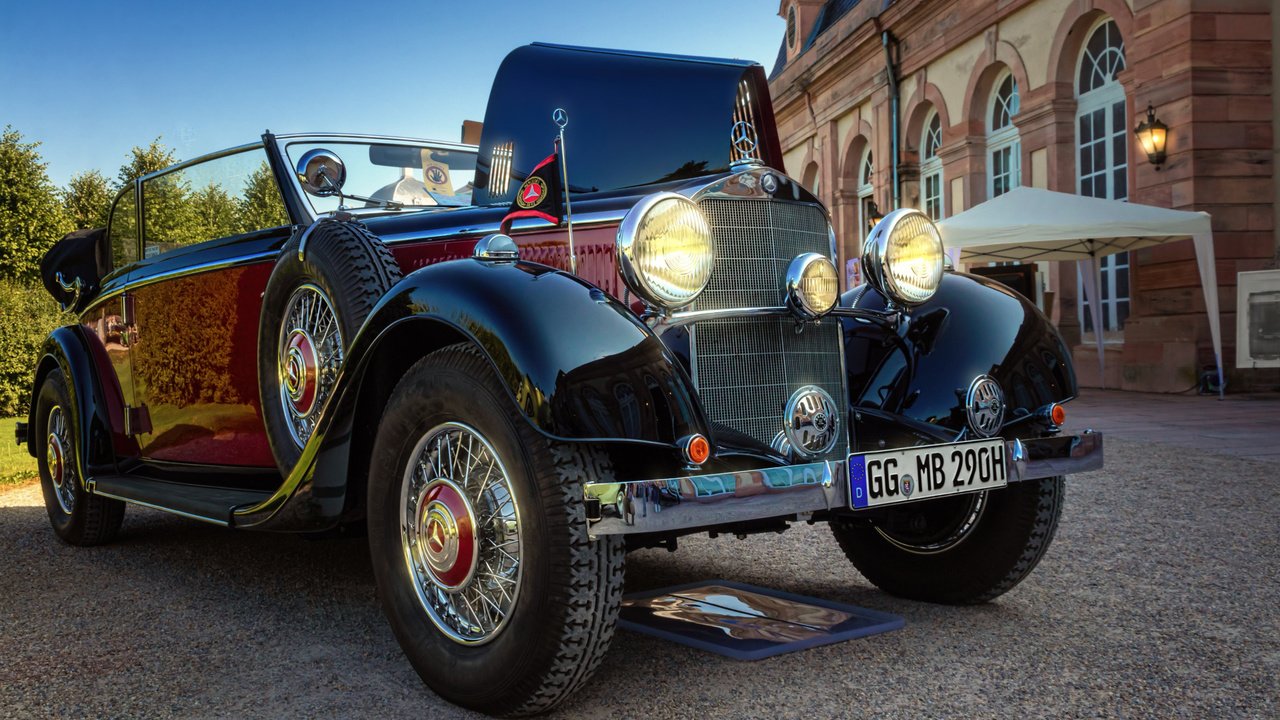 Обои фото, ретро, авто, мерседес-бенц, 1936, cabriolet, 290 b, photo, retro, auto, mercedes-benz разрешение 2112x1188 Загрузить