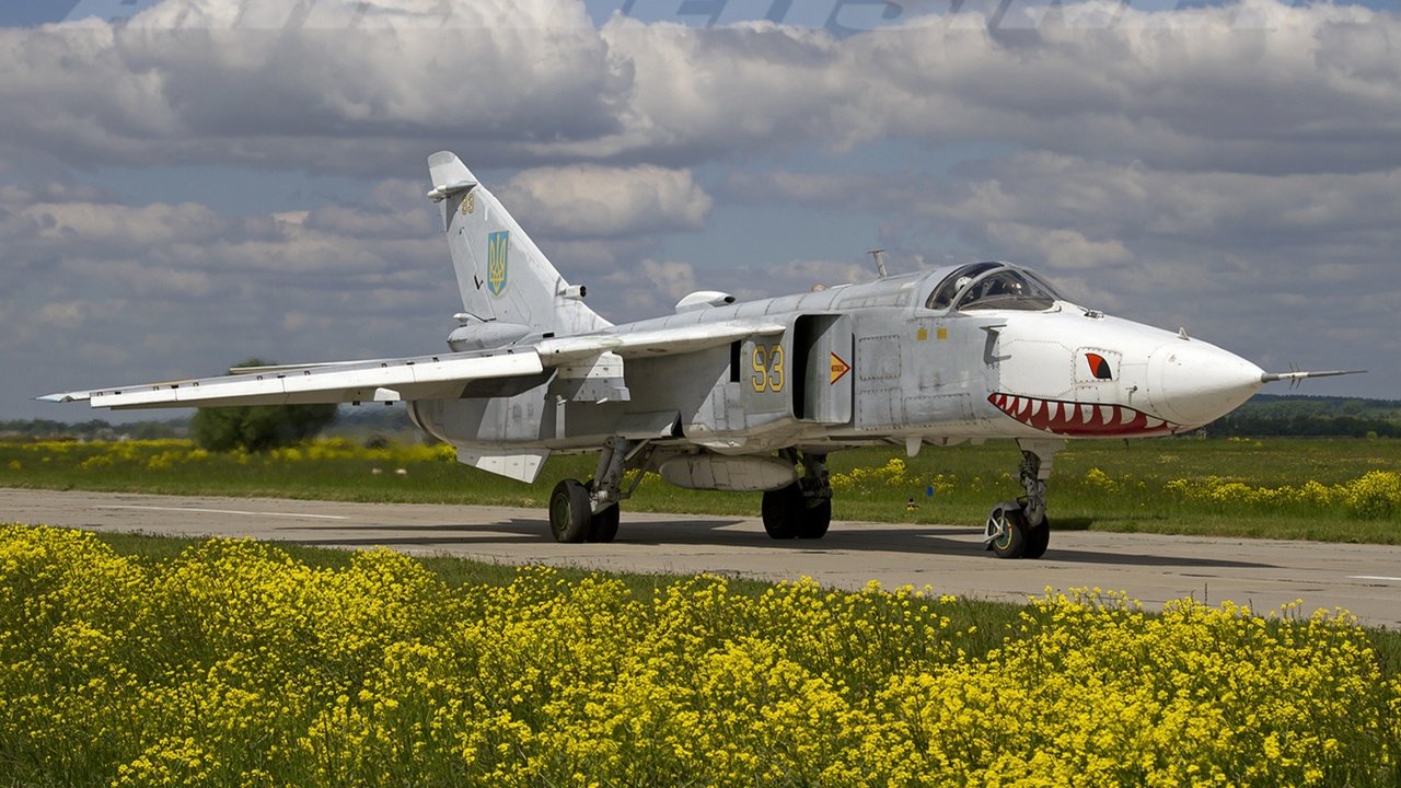 Обои бомбардировщик, су-24, украина, ато, ukraine air force, bomber, su-24, ukraine, ato разрешение 1920x1080 Загрузить