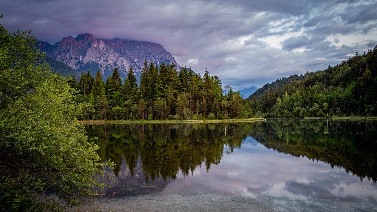Обои озеро, горы, природа, лес, отражение, lake, mountains, nature, forest, reflection разрешение 6240x3510 Загрузить
