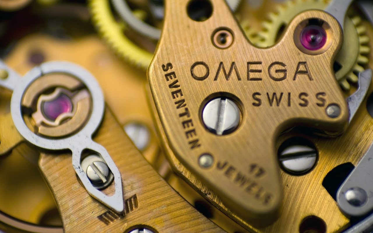 Обои часы, механизм, omega, watch, mechanism разрешение 1920x1175 Загрузить
