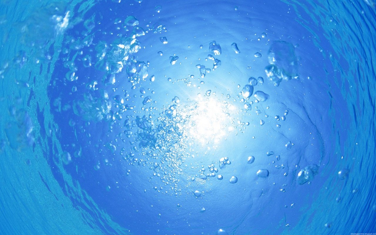 Обои вода, солнце, пузырьки, water, the sun, bubbles разрешение 1920x1200 Загрузить