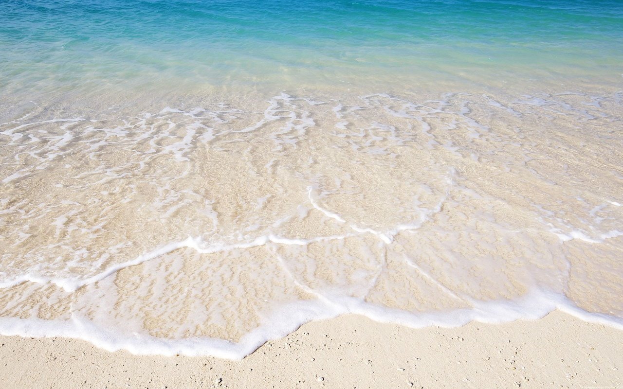 Обои вода, песок, пляж, океан, прибой, пена, water, sand, beach, the ocean, surf, foam разрешение 1920x1200 Загрузить