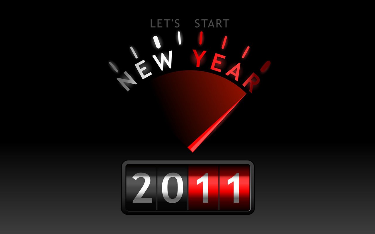 Обои let's start, год, 2011 год, новая, year, 2011, new разрешение 1920x1200 Загрузить