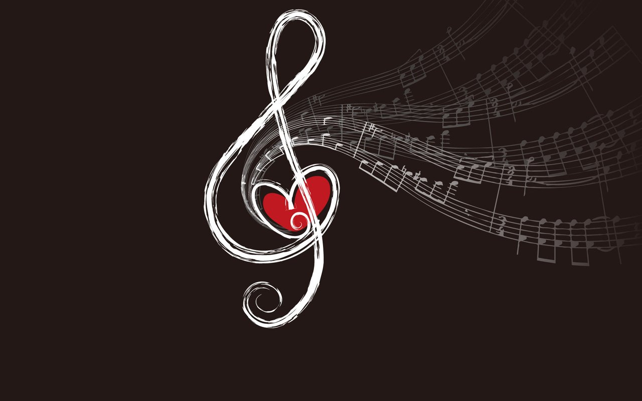 Обои ноты, ключ, сердце, скрипичный, звуки, notes, key, heart, violin, sounds разрешение 1920x1200 Загрузить