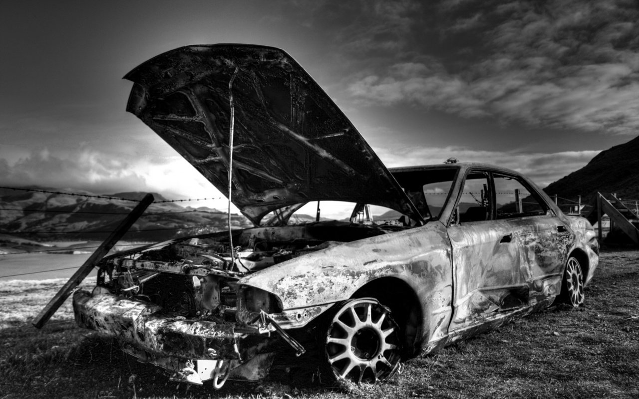 Обои старый, автомобиль, old auto, burnout, сгоревший, автомобіль, old, car, burnt разрешение 2000x1333 Загрузить