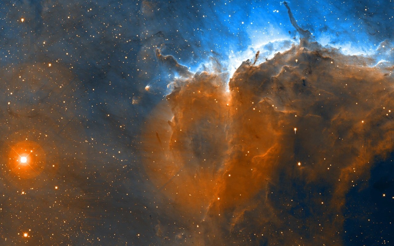 Обои космос, звезды, туманность пеликан, space, stars, the pelican nebula разрешение 1996x1497 Загрузить