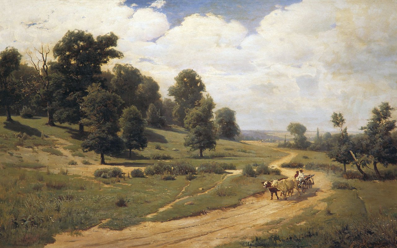 Обои картина, васильковский, украинский пейзаж, picture, vasilkovsky, ukrainian landscape разрешение 2194x1250 Загрузить