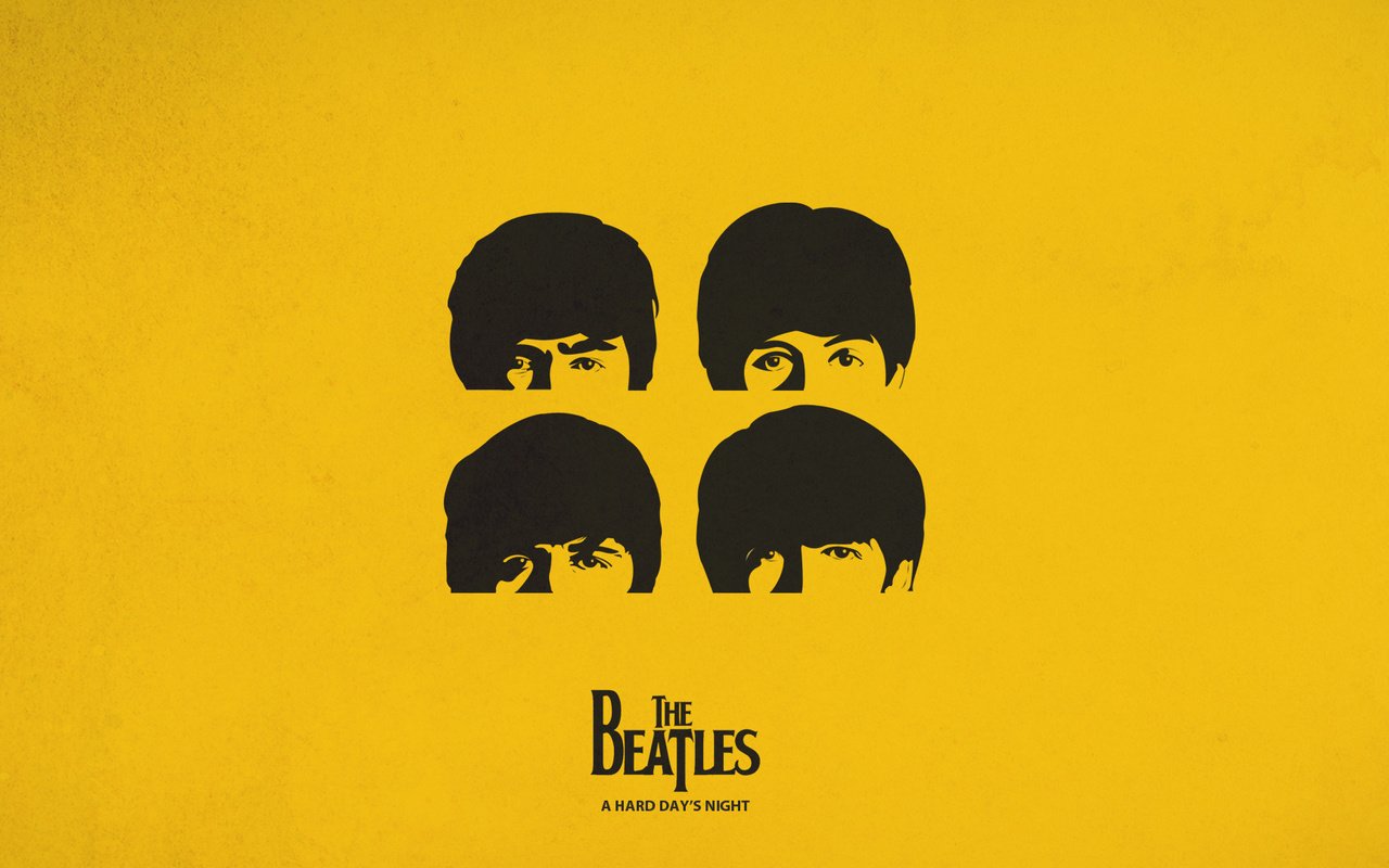 Обои желтый, битлз, обложка, yellow, the beatles, cover разрешение 1920x1080 Загрузить