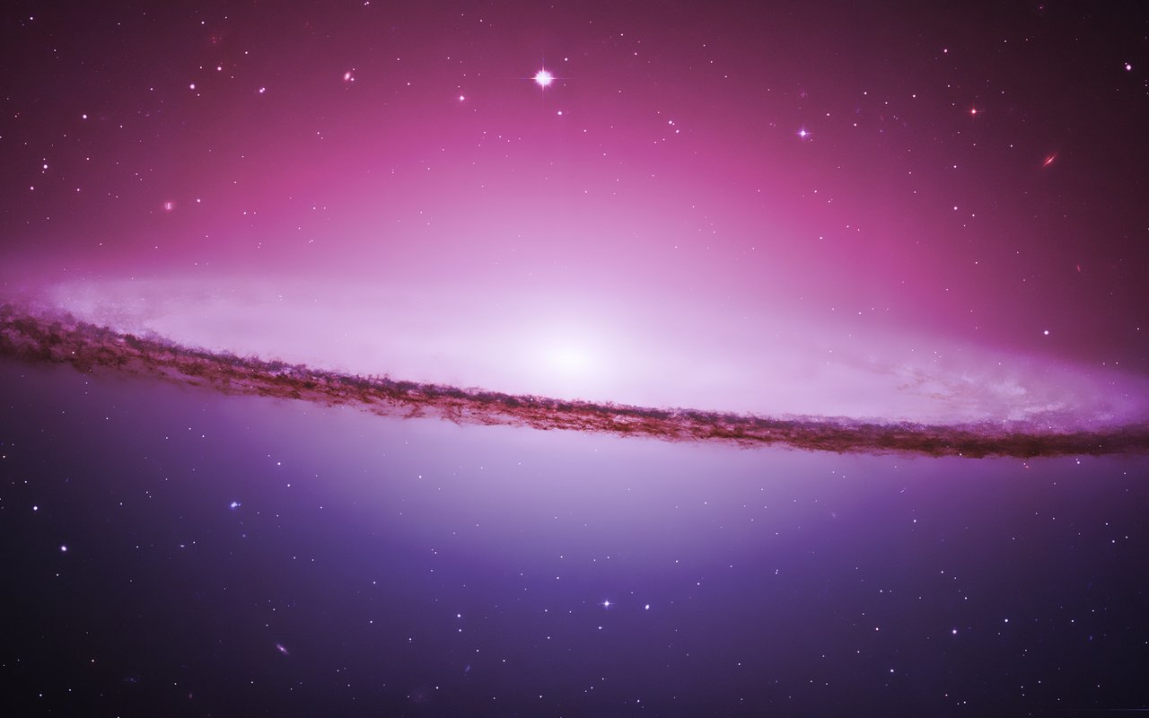 Обои космос, фиолетовый, галактика, space, purple, galaxy разрешение 3200x1200 Загрузить