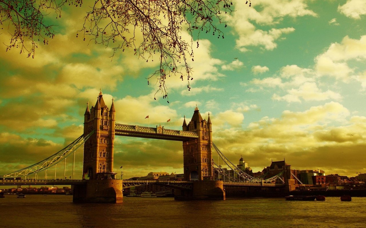 Обои река, великобритания, лондон, темза, тауэрский мост, river, uk, london, thames, tower bridge разрешение 1920x1200 Загрузить