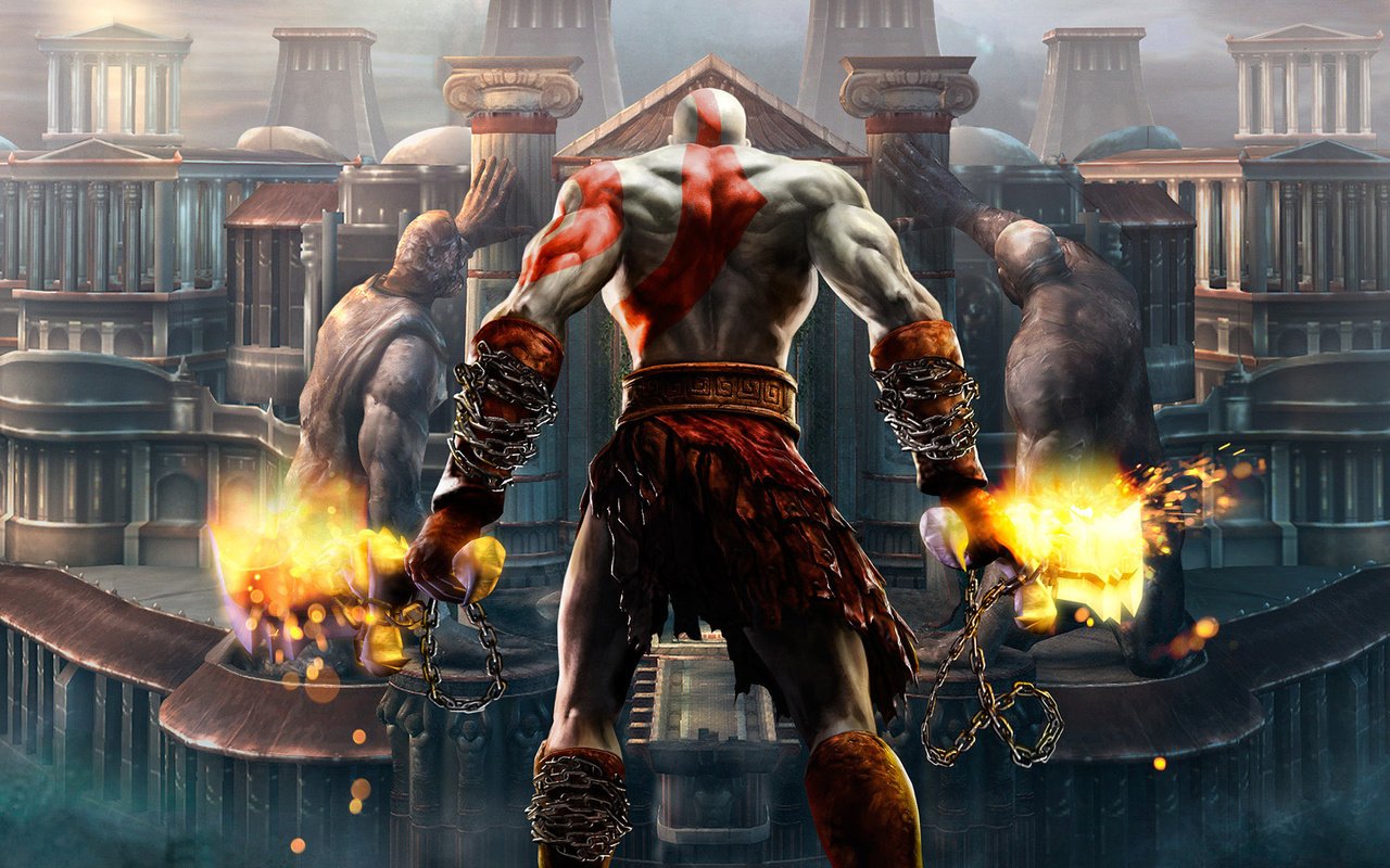 Обои игры, бог войны, кратос, game, god of war, kratos разрешение 1920x1080 Загрузить