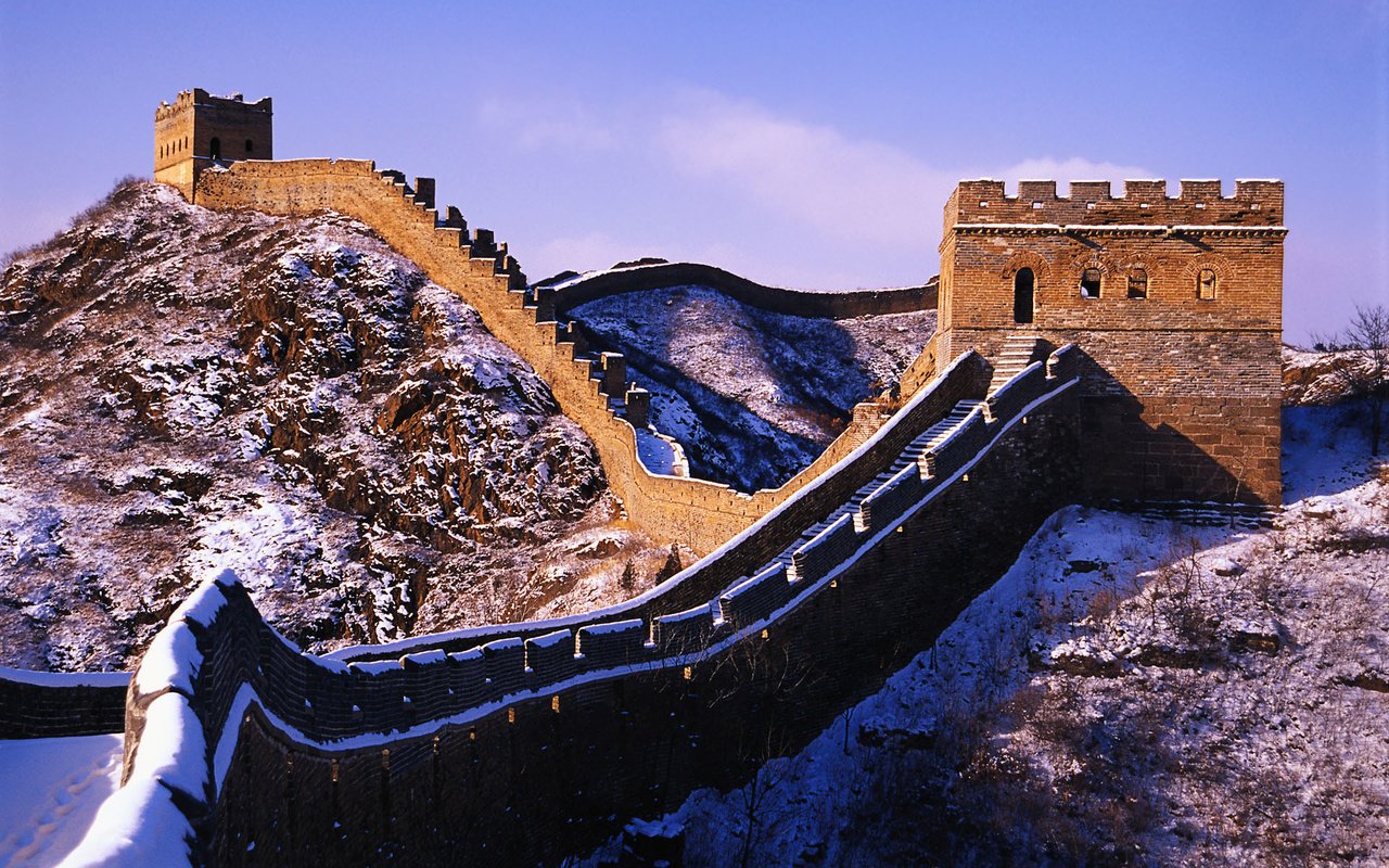 Обои стена, китай, великая китайская стена, jinshanling great wall, китайская стена, wall, china, the great wall of china разрешение 1920x1200 Загрузить