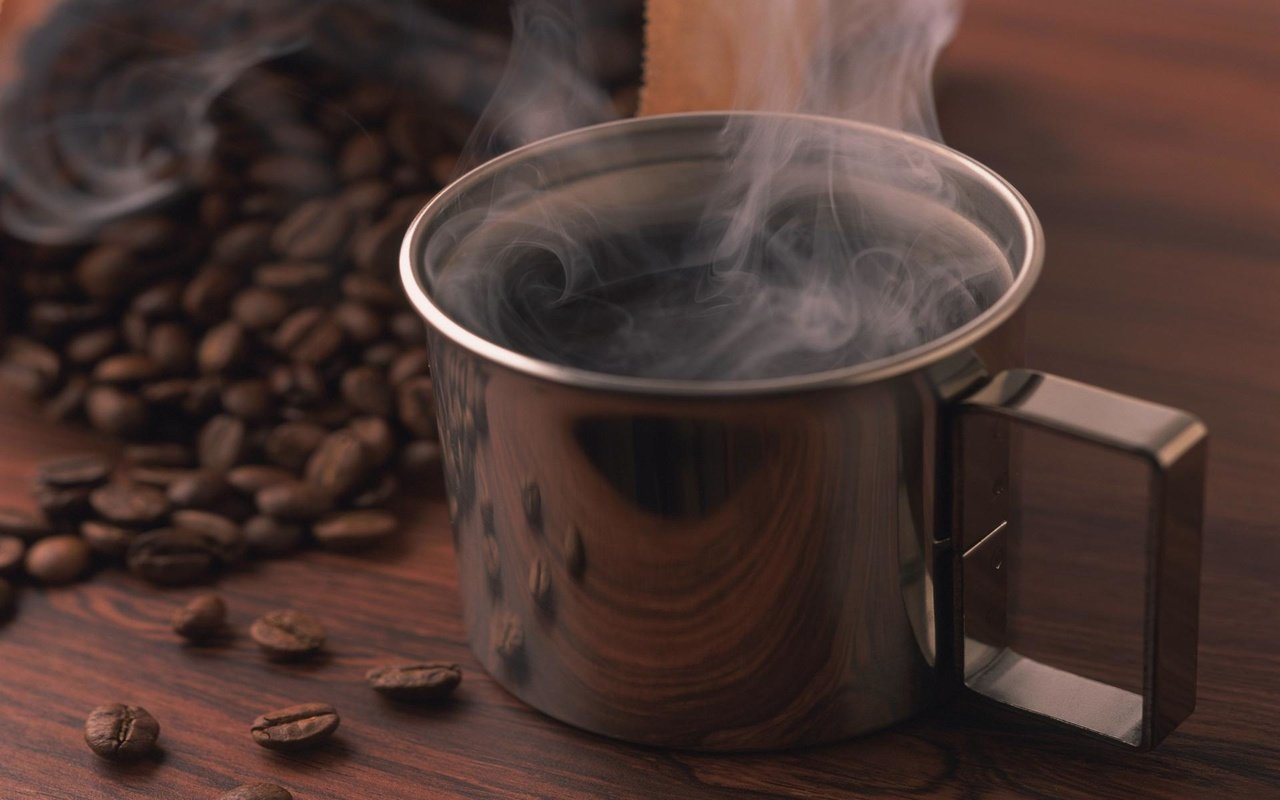 Обои напиток, кофе, кружка, кофейные зерна, drink, coffee, mug, coffee beans разрешение 1920x1200 Загрузить