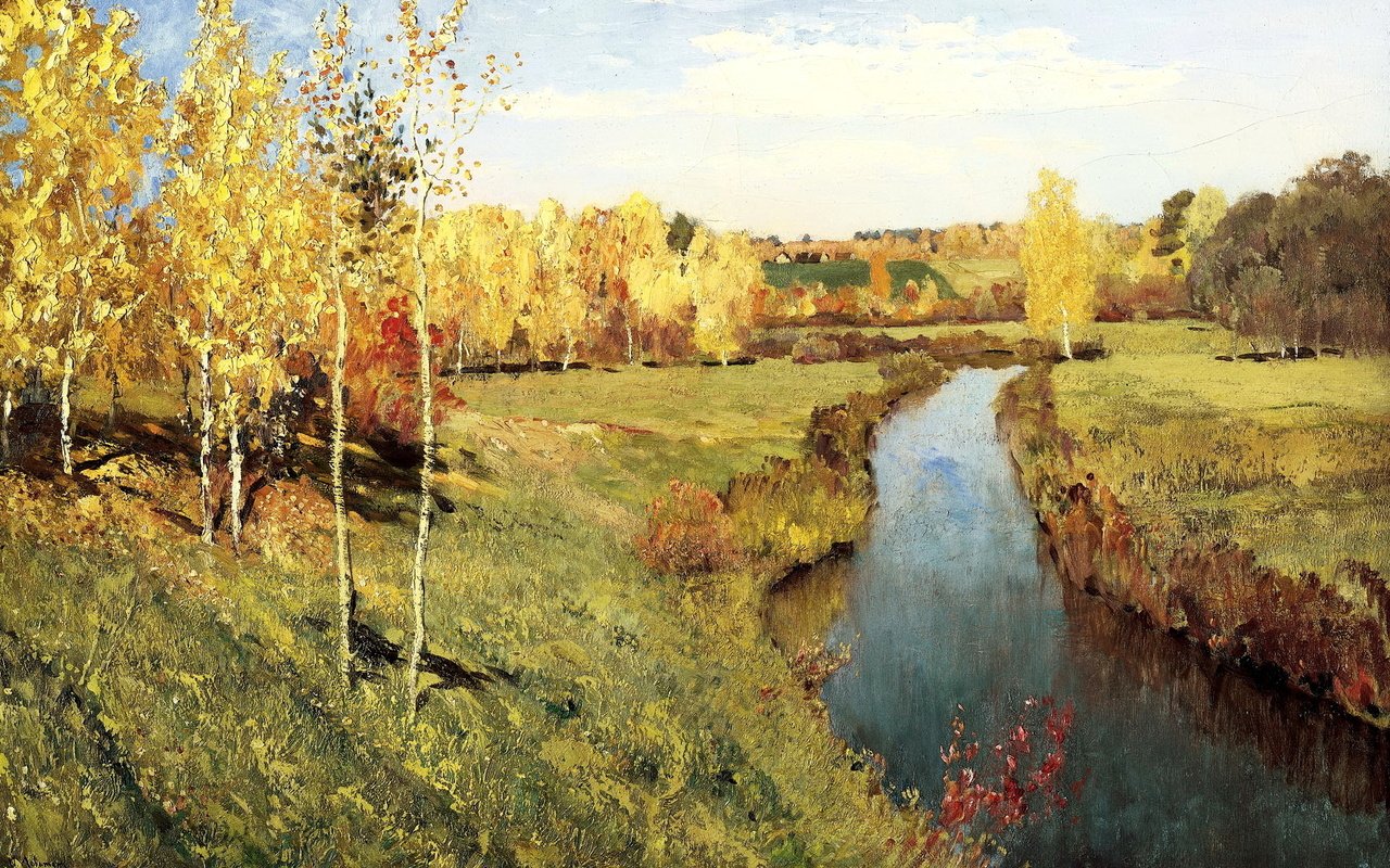 Обои осень, масло, живопись, холст, левитан, autumn, oil, painting, canvas, levitan разрешение 2000x1304 Загрузить