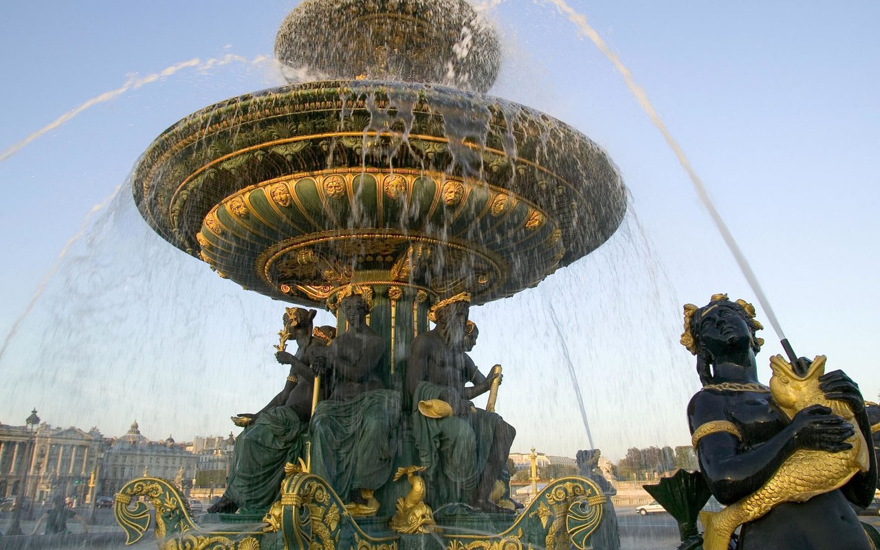 Обои фонтан, fountain разрешение 1920x1080 Загрузить