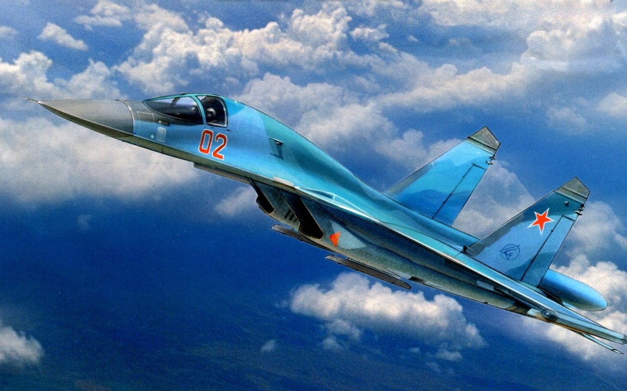 Обои су-34, su-34 разрешение 1920x1080 Загрузить