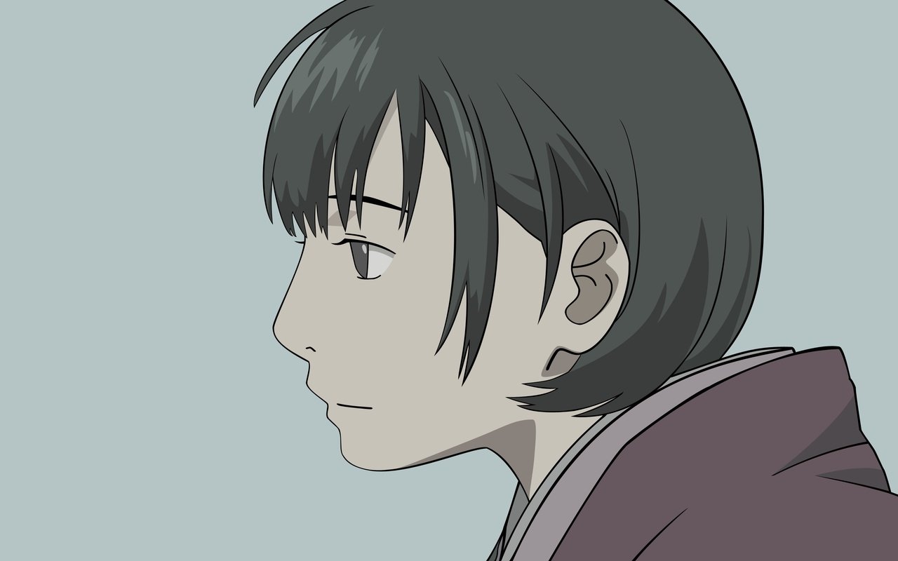 Обои вектор, mushishi, karibusa tanyuu, vector разрешение 3200x1800 Загрузить