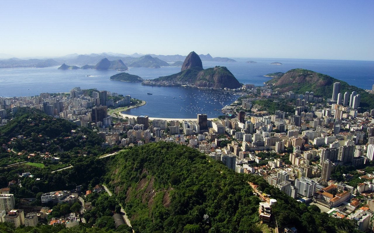 Обои вид сверху, бразилия, рио, рио-де-жанейро, the view from the top, brazil, rio, rio de janeiro разрешение 3008x2000 Загрузить