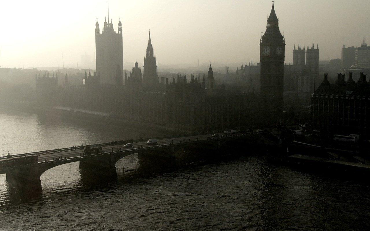Обои панорама, лондон, город, вестминстерский дворец, panorama, london, the city, the palace of westminster разрешение 1920x1440 Загрузить