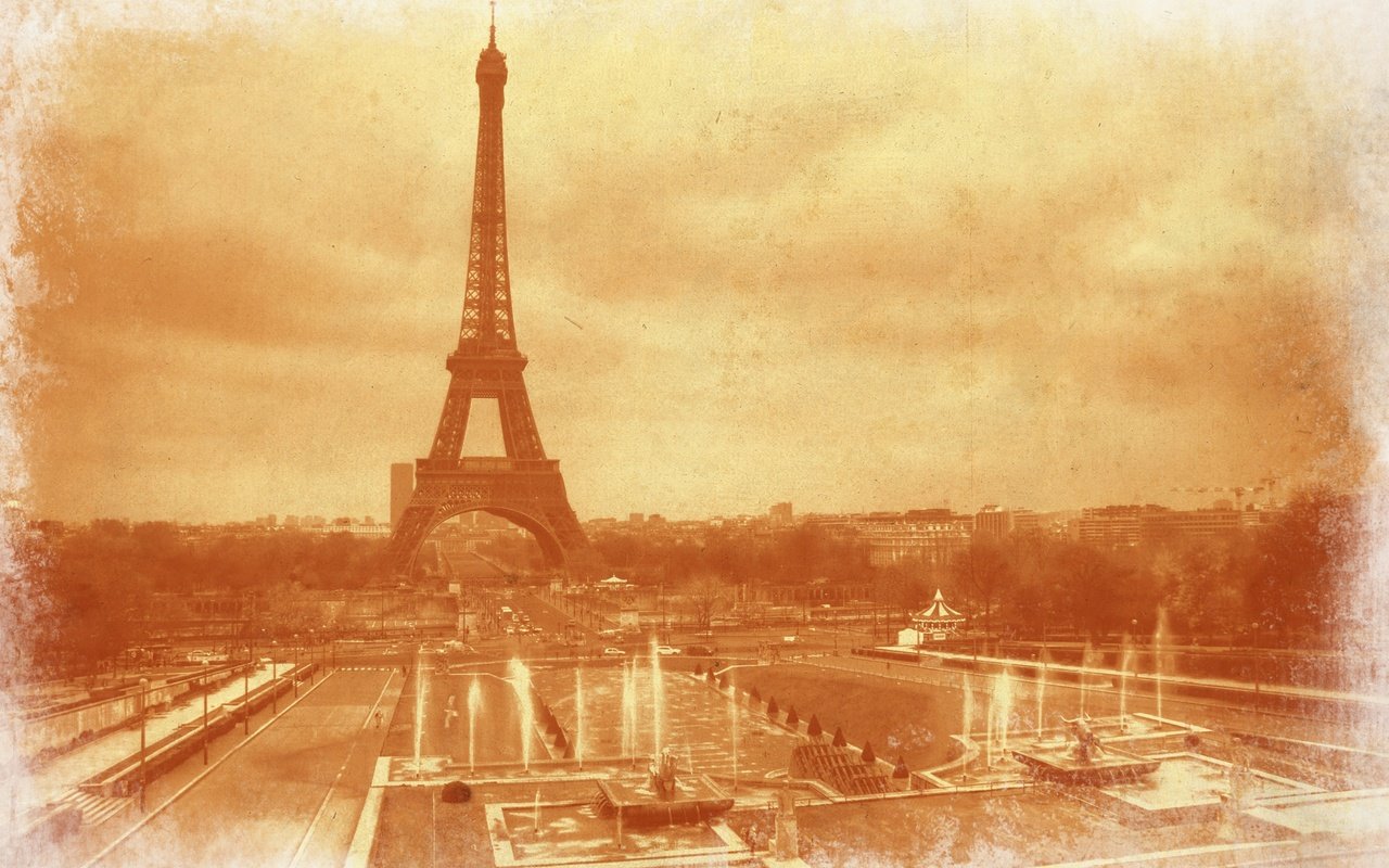 Обои париж, картинка, эйфелева башня, paris, picture, eiffel tower разрешение 4538x2994 Загрузить