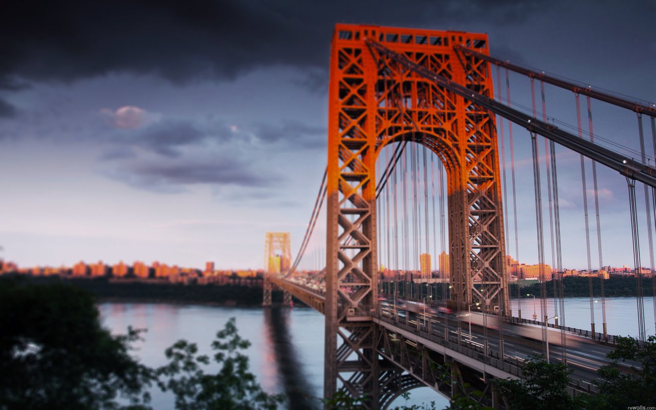 Обои мост, город, красота, нью-йорк, bridge, the city, beauty, new york разрешение 2560x1600 Загрузить