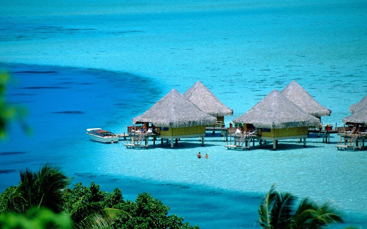 Обои бунгало, тропики, мальдивы, bungalow, tropics, the maldives разрешение 2560x1920 Загрузить