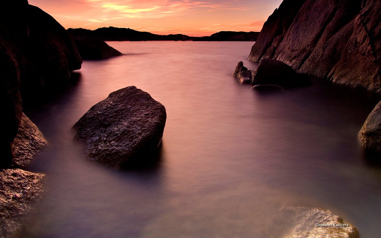 Обои скалы, закат, море, побережье, италия, сардиния, rocks, sunset, sea, coast, italy, sardinia разрешение 1920x1200 Загрузить