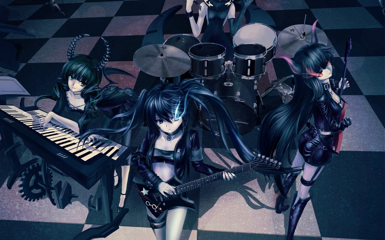 Обои аниме, black rock shooter, strelok s chernoj skaly, mato, anime, strelok s chernoj cliff разрешение 2560x2048 Загрузить