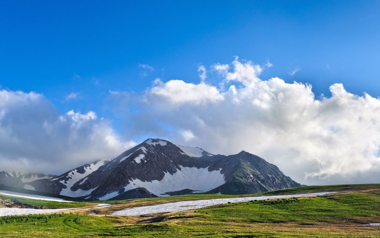 Обои гора, mountain разрешение 2560x1440 Загрузить