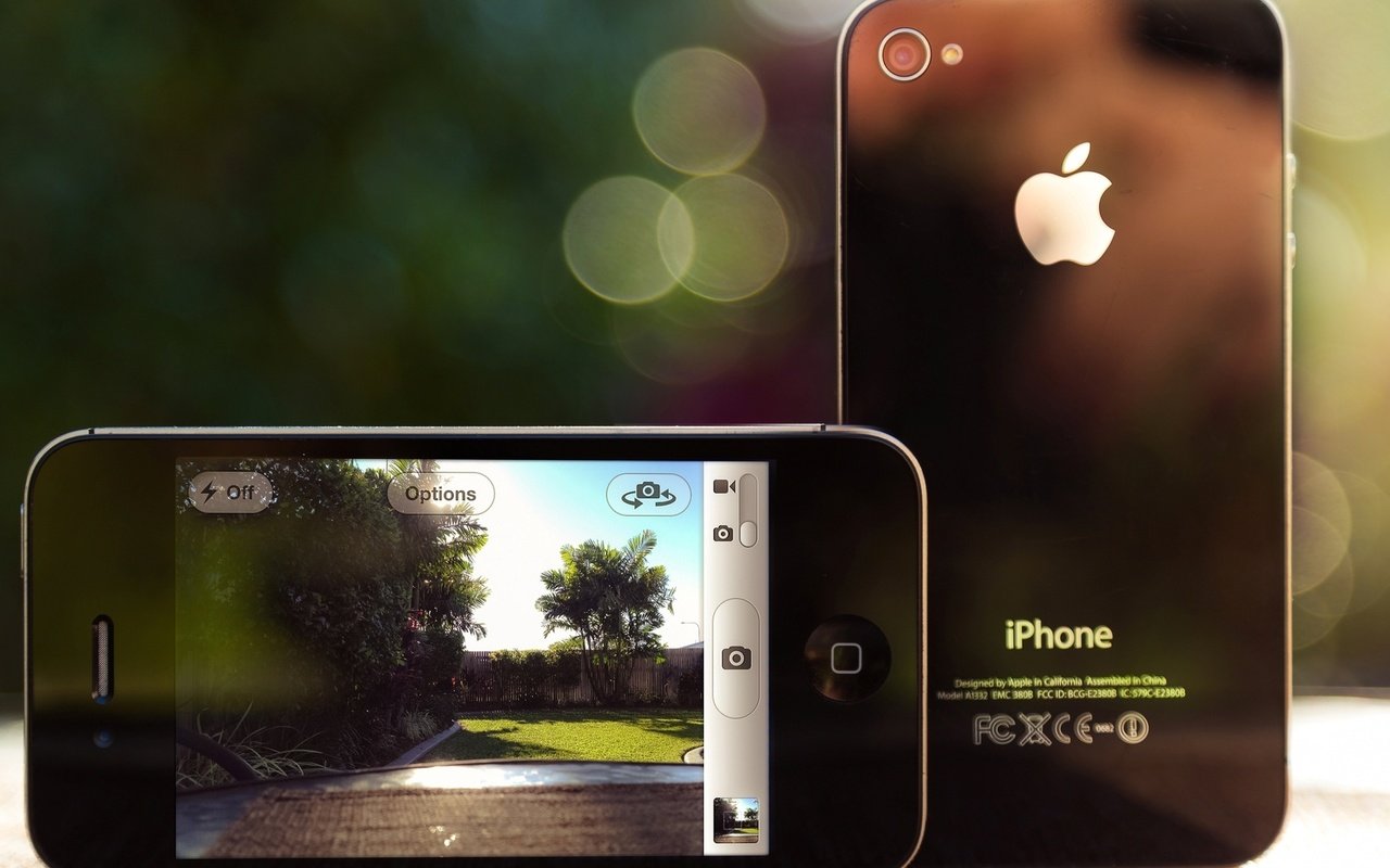Обои яблоко, телефон, hi-tech, смартфон, apple, phone, smartphone разрешение 1920x1080 Загрузить