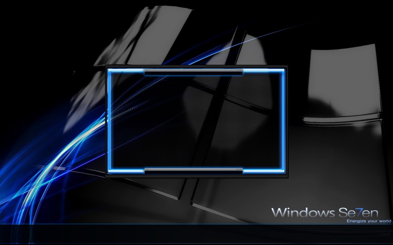 Обои windows seven logon blue разрешение 1920x1080 Загрузить