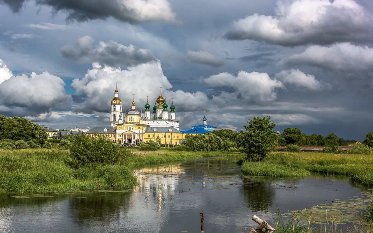 Обои россия, николо-шартомский мужской монастырь, russia, nikolo-shartomsky monastery разрешение 1920x1200 Загрузить