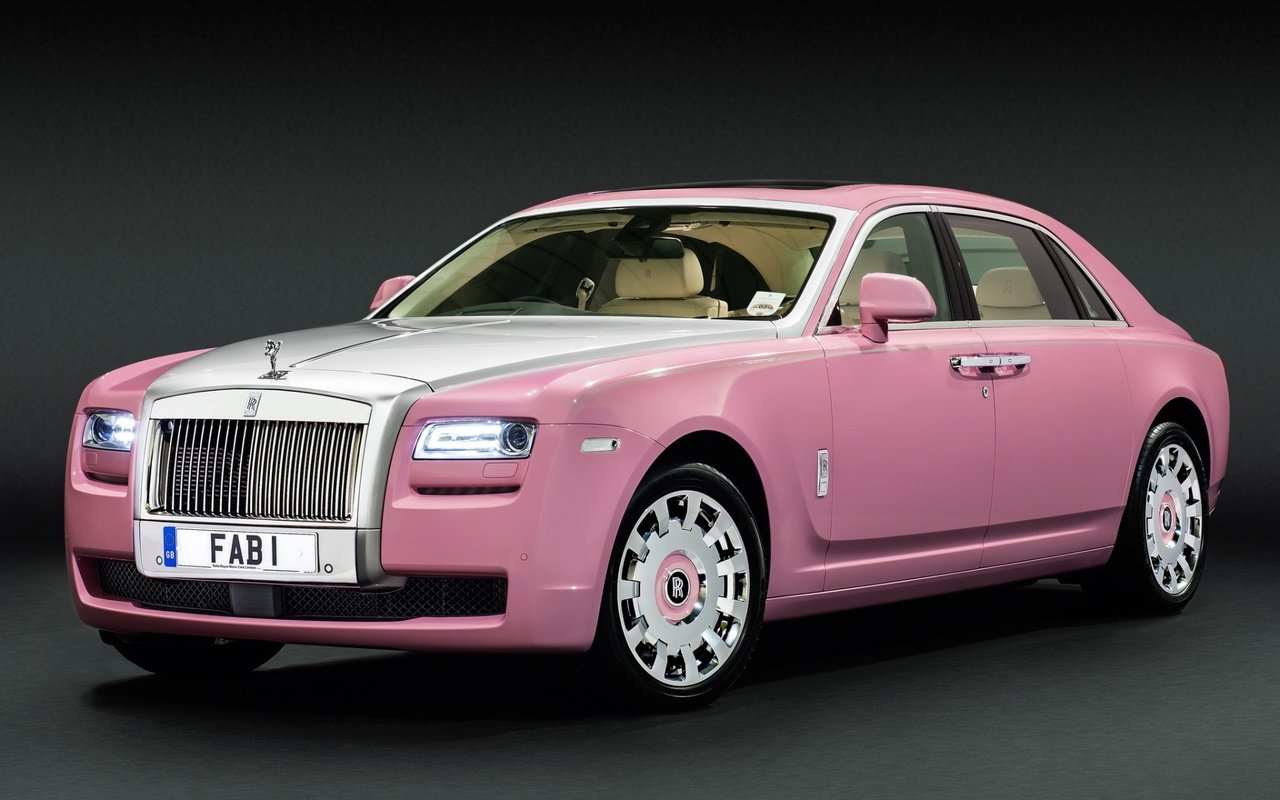 Обои розовый, призрак, передок, wheelbase, fab1, роллс-ройс, гост, вытянута, pink, ghost, the front, rolls-royce, gost, extended разрешение 1920x1200 Загрузить