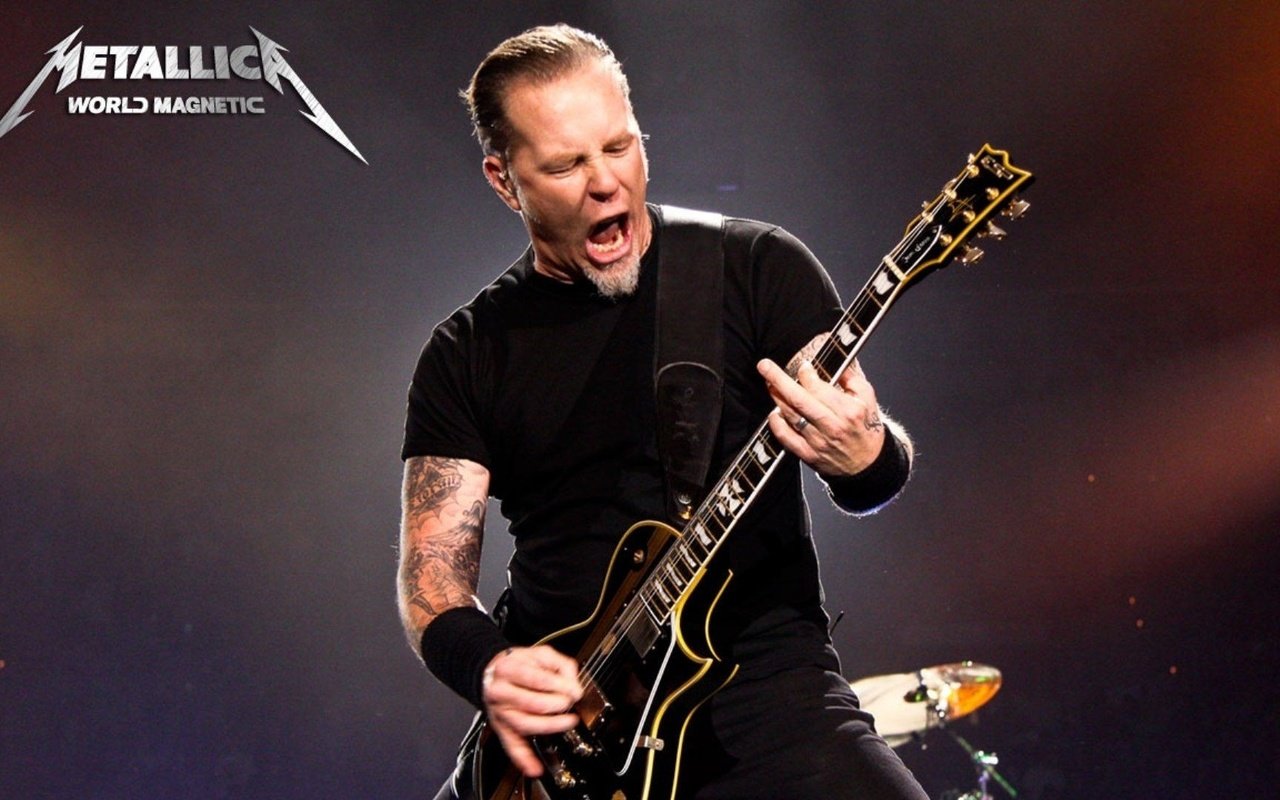 Обои джеймс хэтфилд, металлика, james hetfield, metallica разрешение 1920x1080 Загрузить