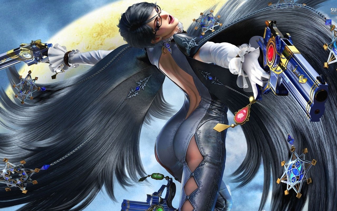 Скачать обои изображение, героини, из игры, bayonetta 2, image разрешение  1280x800 #78536