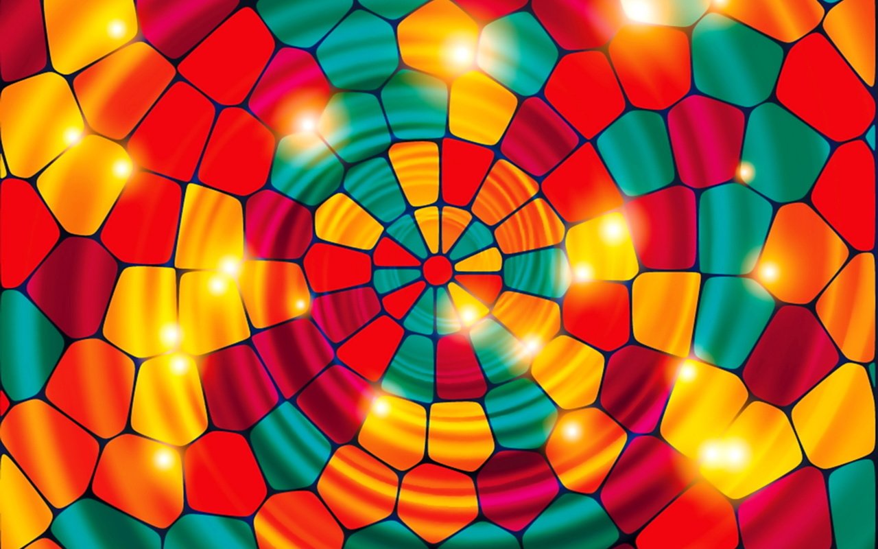 Обои абстракция, цвет, мозаика, спираль, abstraction, color, mosaic, spiral разрешение 2160x1920 Загрузить
