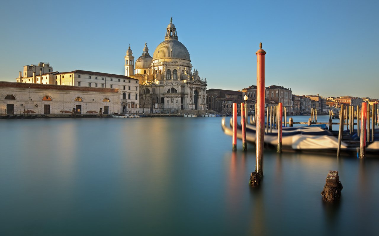 Обои утро, собор, венеция, канал, италия, санта-мария-делла-салюте, morning, cathedral, venice, channel, italy, santa maria della salute разрешение 2048x1365 Загрузить